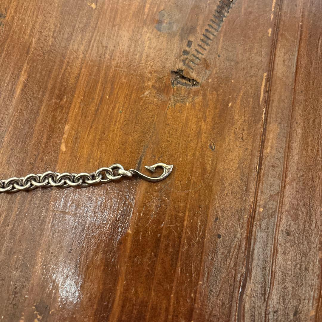 シルバー 925ブレスレット 黒いストーン付き