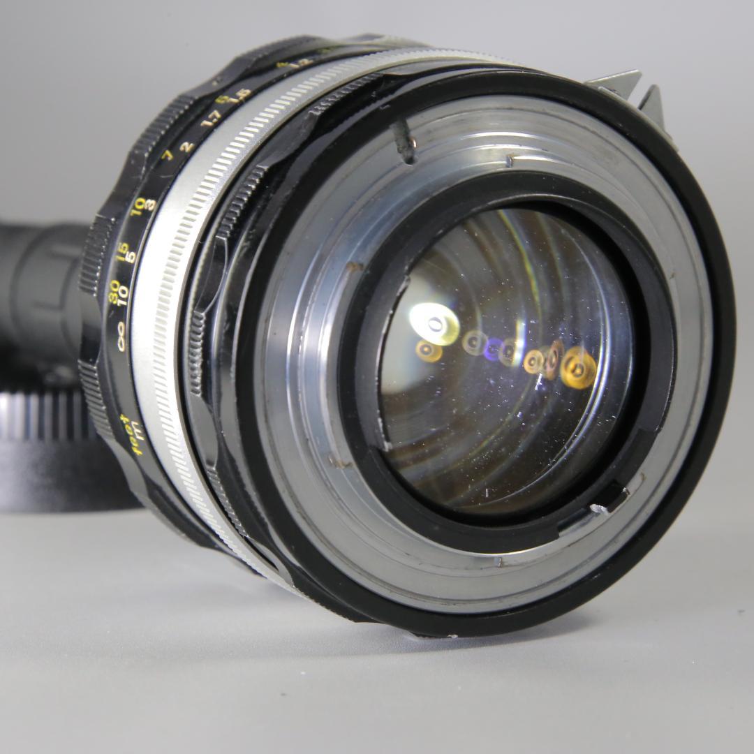 ☆完全動作☆希少レンズ　NIKON F アイレベル 50ｍｍ F1.4 ＃110