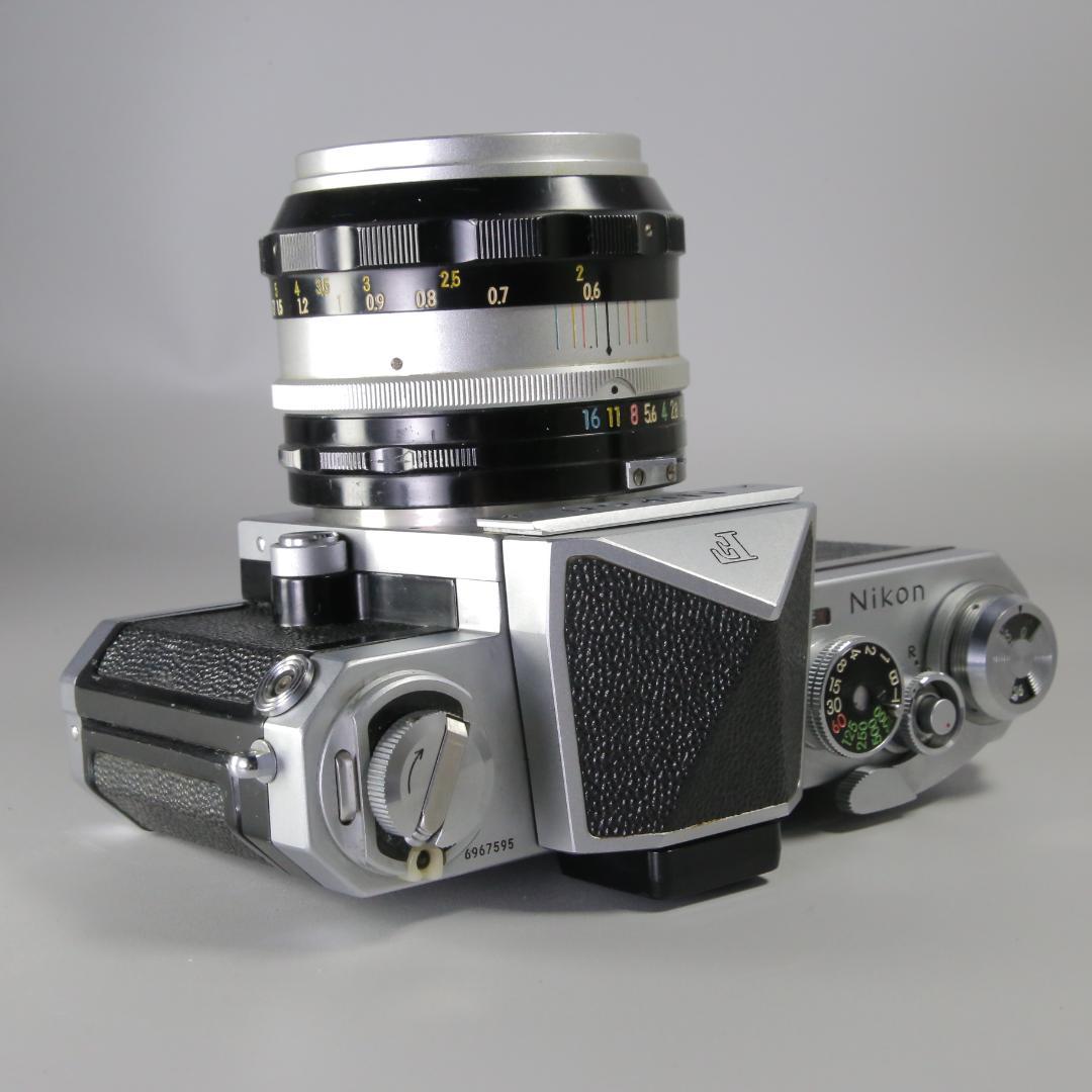 ☆完全動作☆希少レンズ　NIKON F アイレベル 50ｍｍ F1.4 ＃110