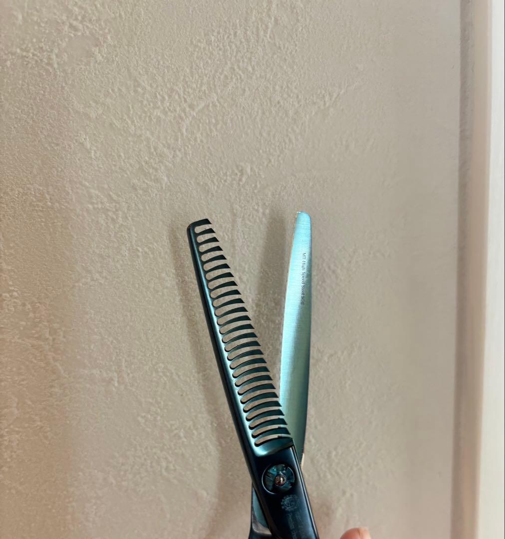 【美品】テクノスセニングシザー TX-026-20 黒