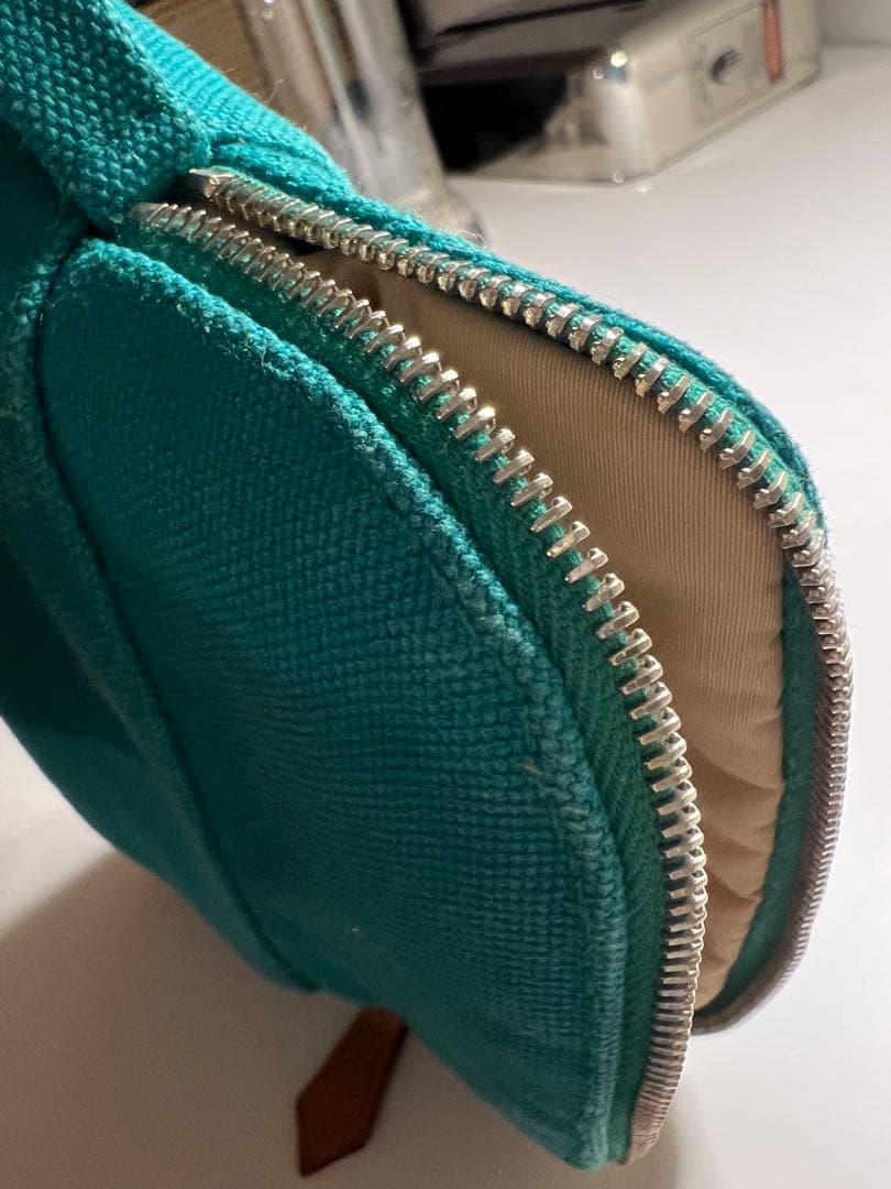 エルメス HERMES ボリード ミニポーチ グリーン