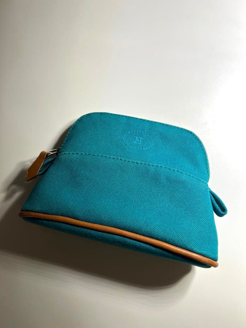 エルメス HERMES ボリード ミニポーチ グリーン