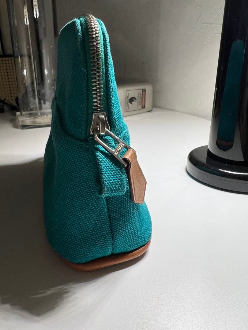 エルメス HERMES ボリード ミニポーチ グリーン