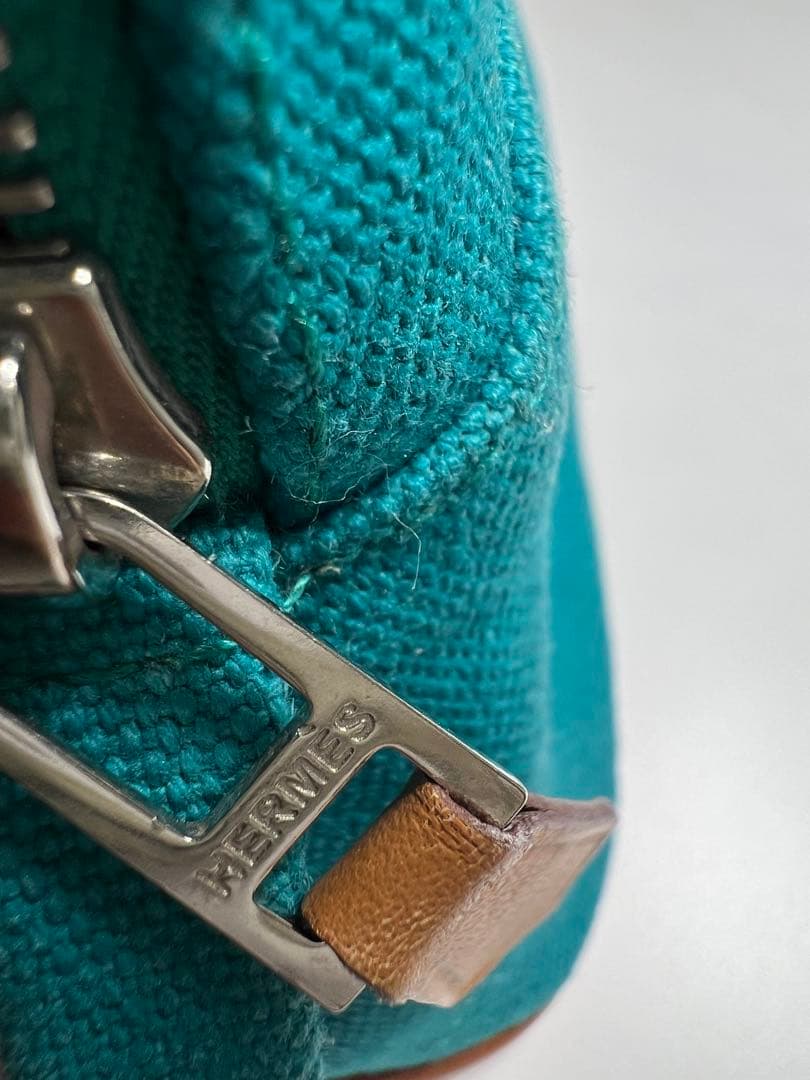 エルメス HERMES ボリード ミニポーチ グリーン