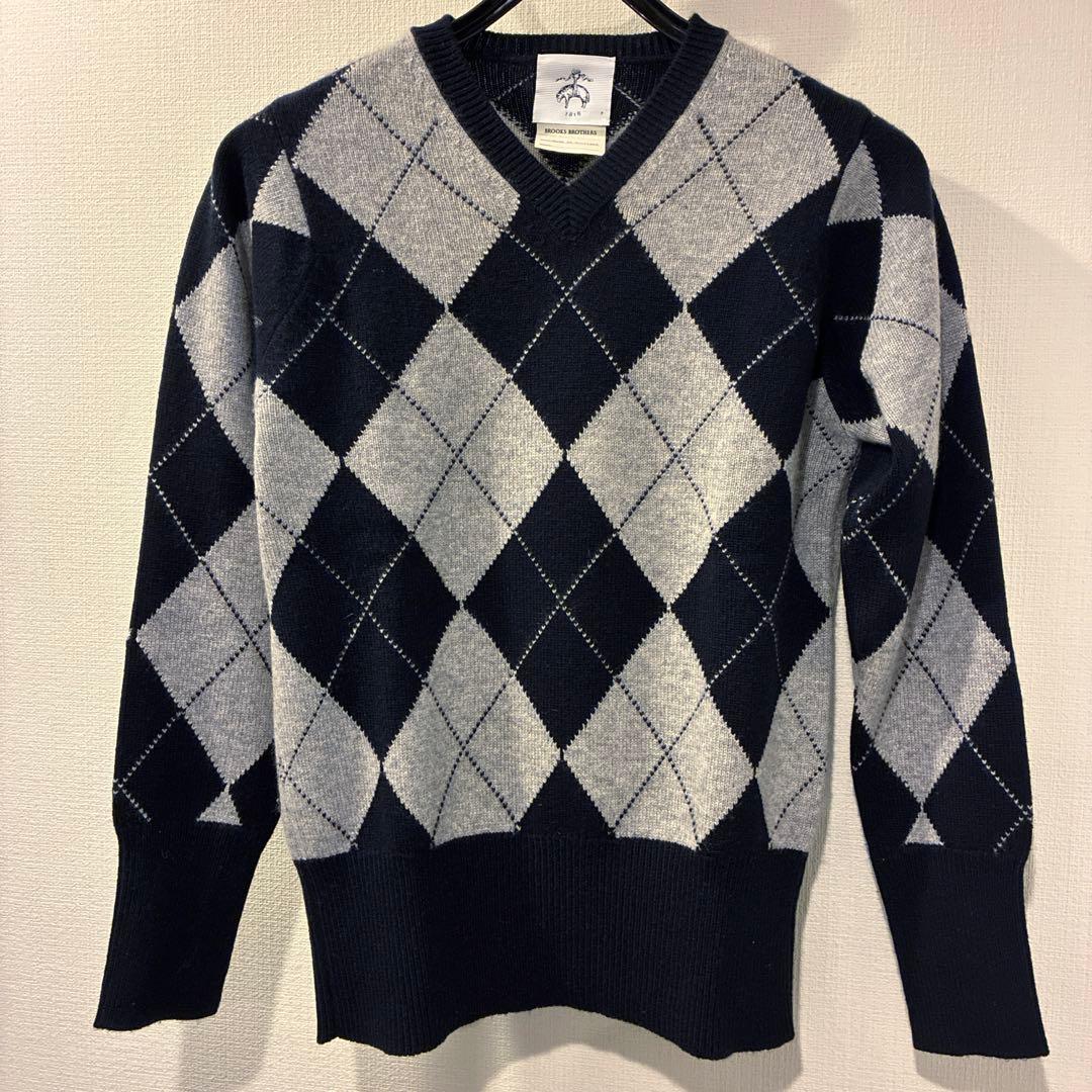 BLACK FLEECE （Thom Browne）カシミア100%アーガイル