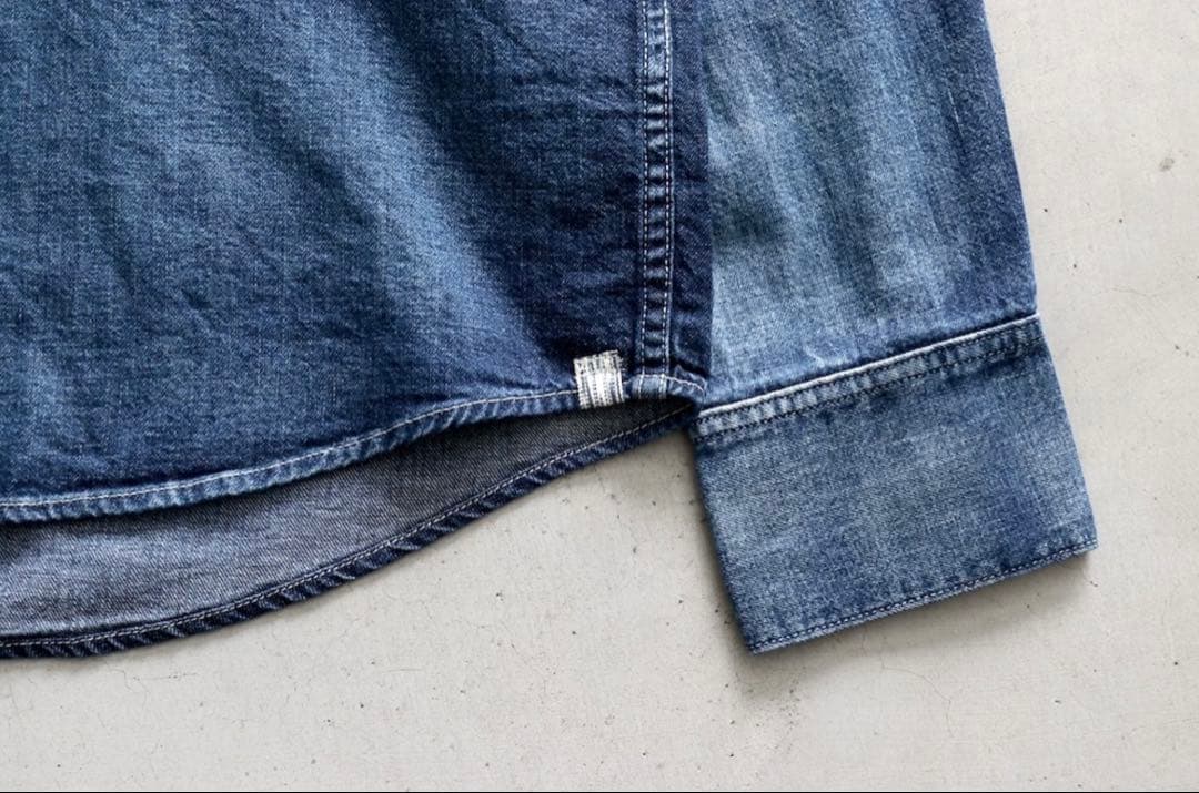 トップス visvim SOCIAL SCULPTURE SHIRT DMGD 3