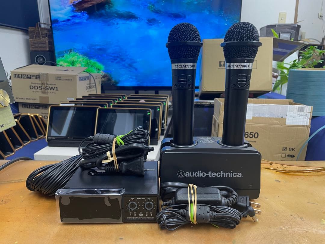 オーディオテクニカ赤外線ワイヤレスマイクセットCS7000+CLM7700