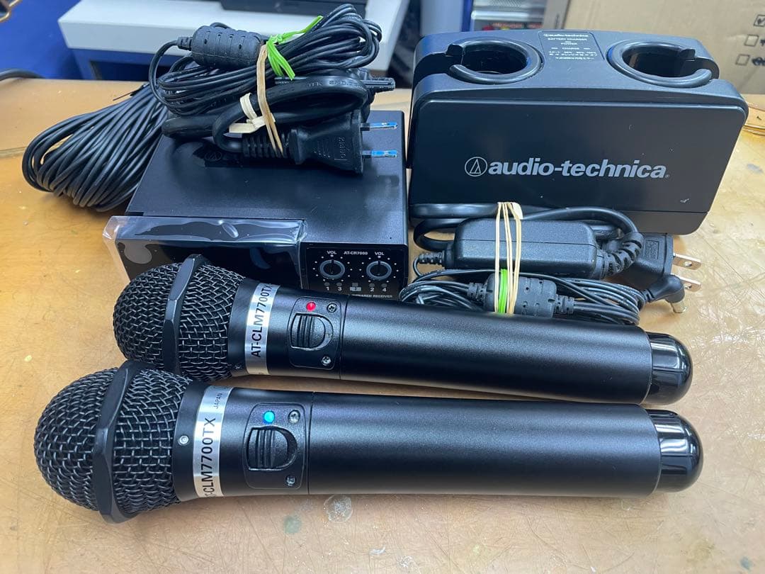オーディオテクニカ赤外線ワイヤレスマイクセットCS7000+CLM7700