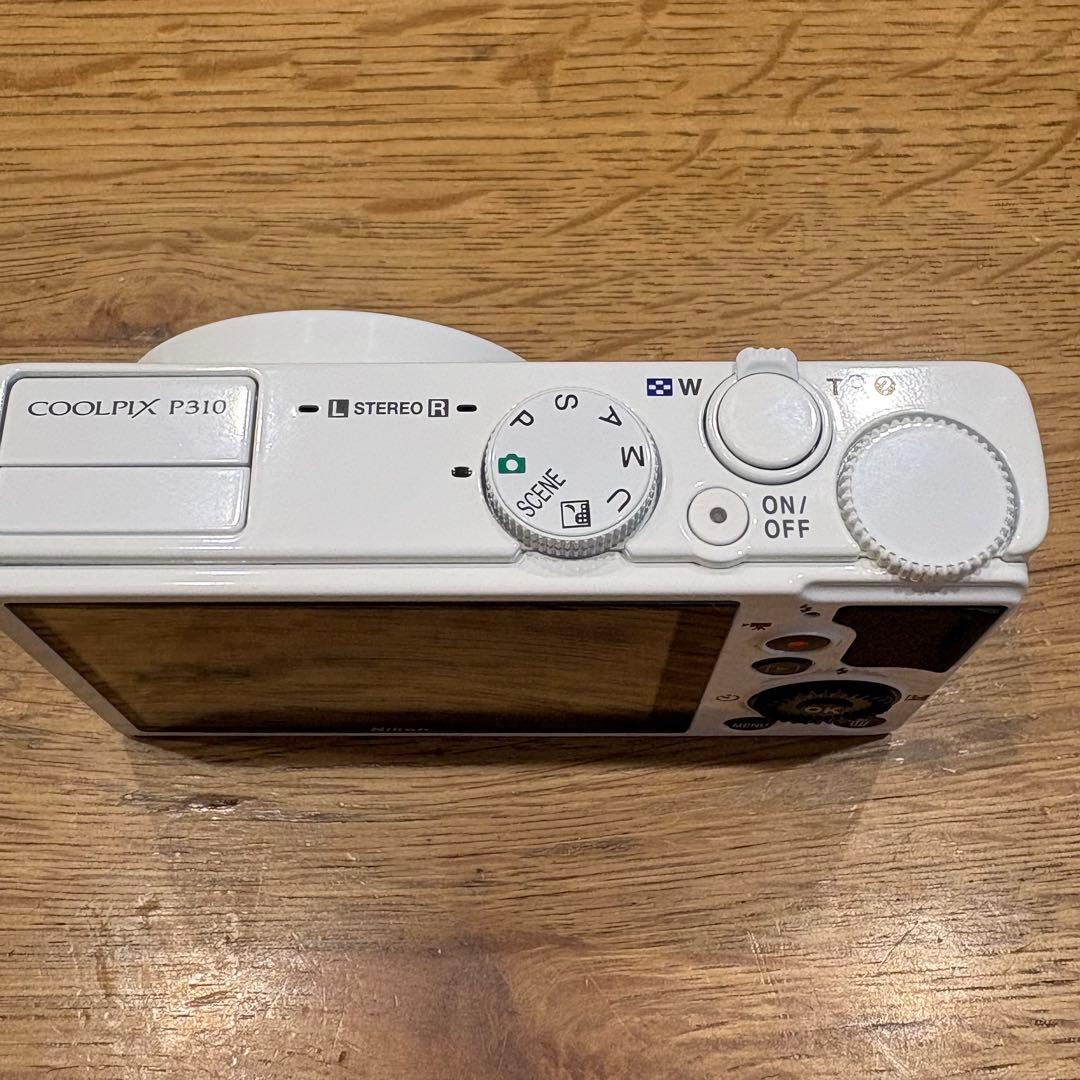 【美品】Nikon コンパクトデジタルカメラ COOLPIX P310 ホワイト