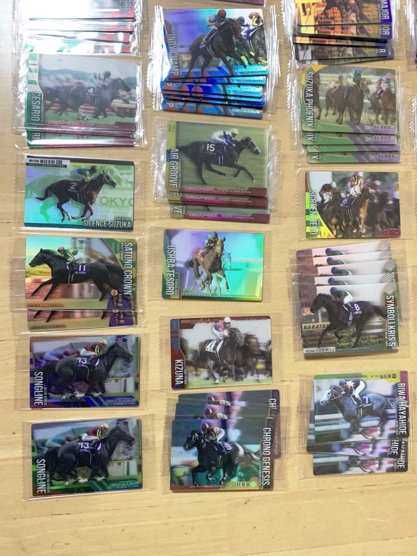 り*う様 サイン24枚＆ノーマル大量 第1、2、3弾（R） サラブレッドホースコ