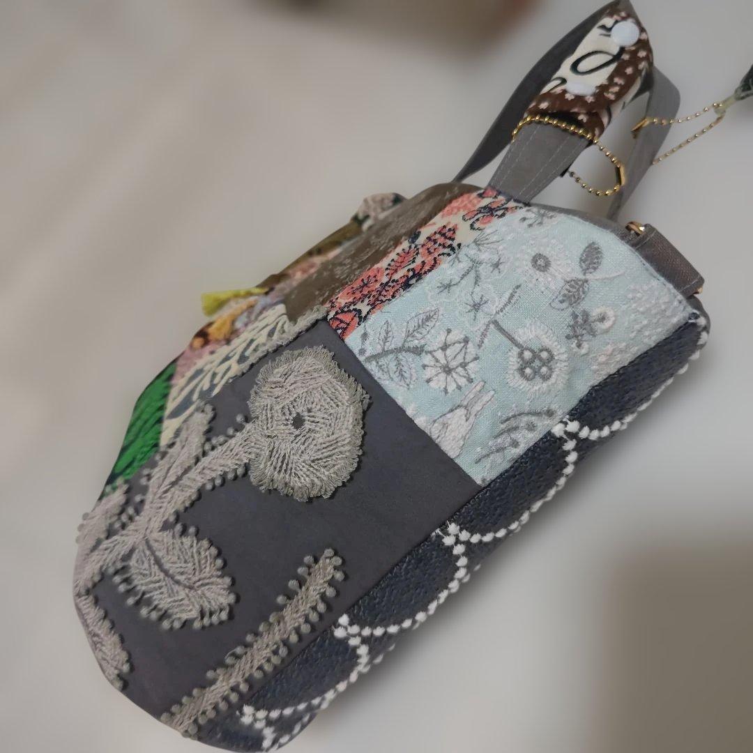 ハンドメイド　ミナペルホネン　スーちゃんバッグ