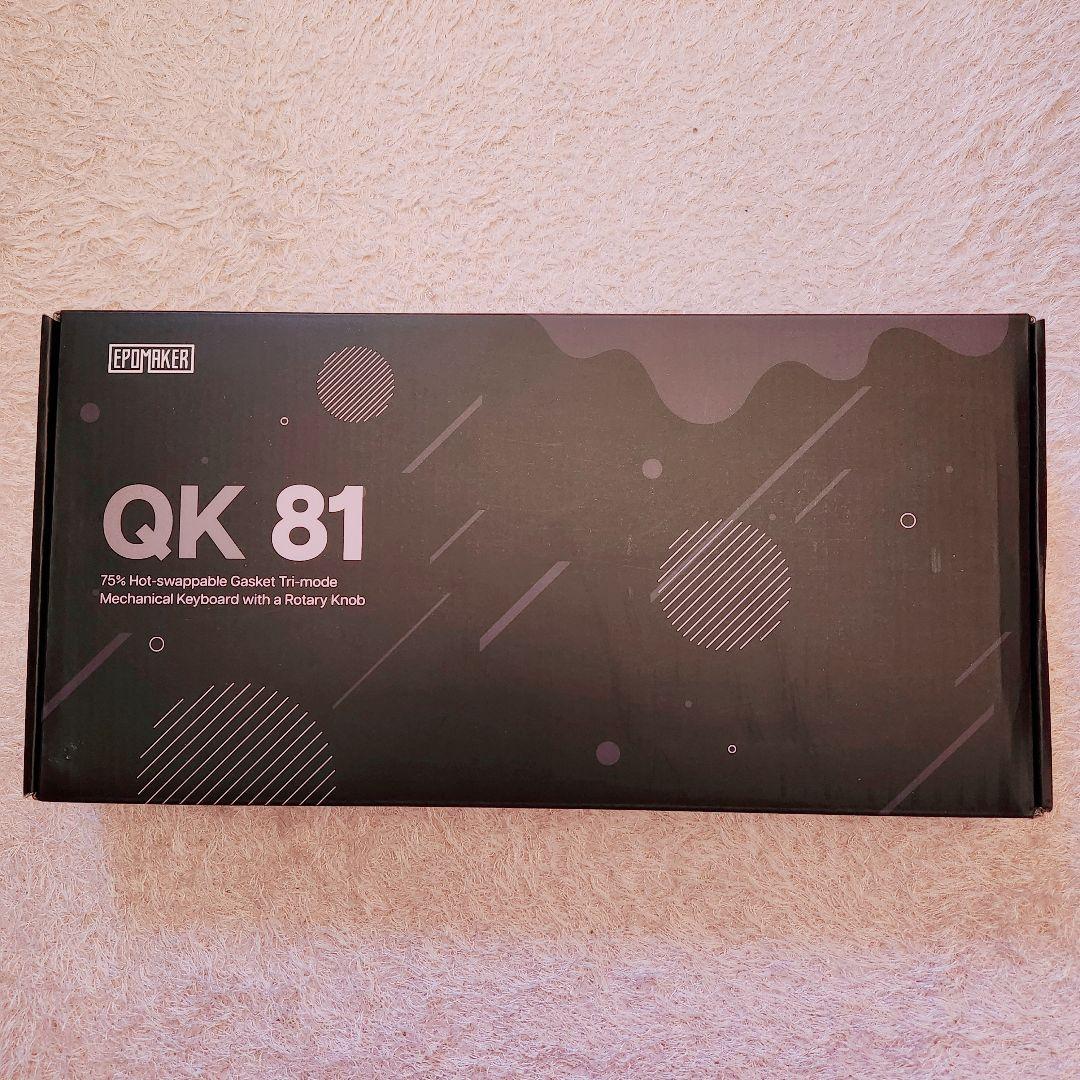 EPOMAKER QK81 75％ メカニカルキーボード ピンク×白