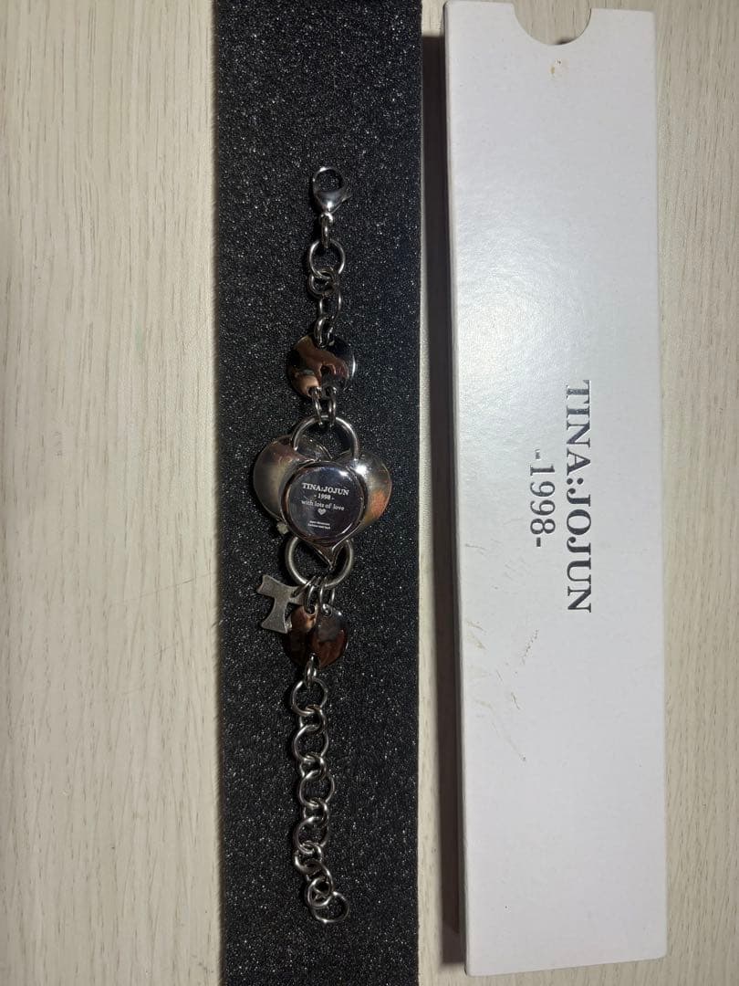 TINA JOJUN 1998 ハート型時計