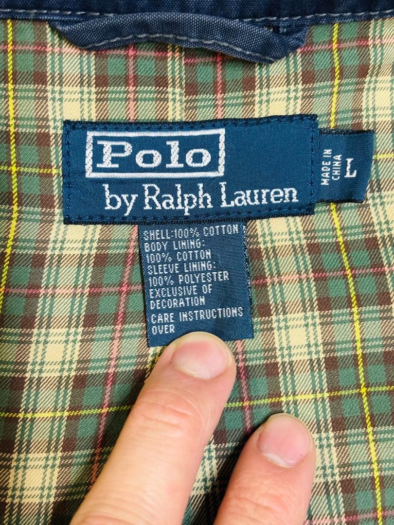 90s ポロラルフローレン　ハリントンジャケット　スウィングトップ