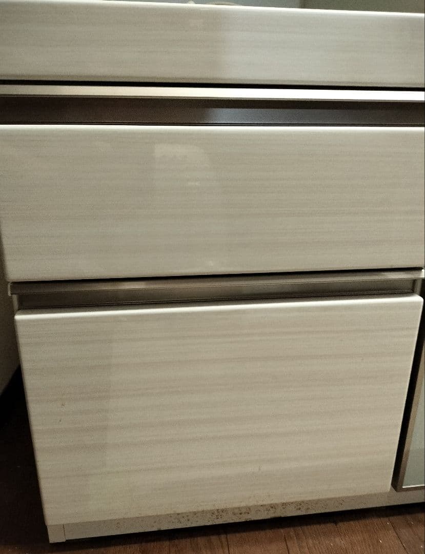 p*7様 ホワイト木製キッチンカウンター