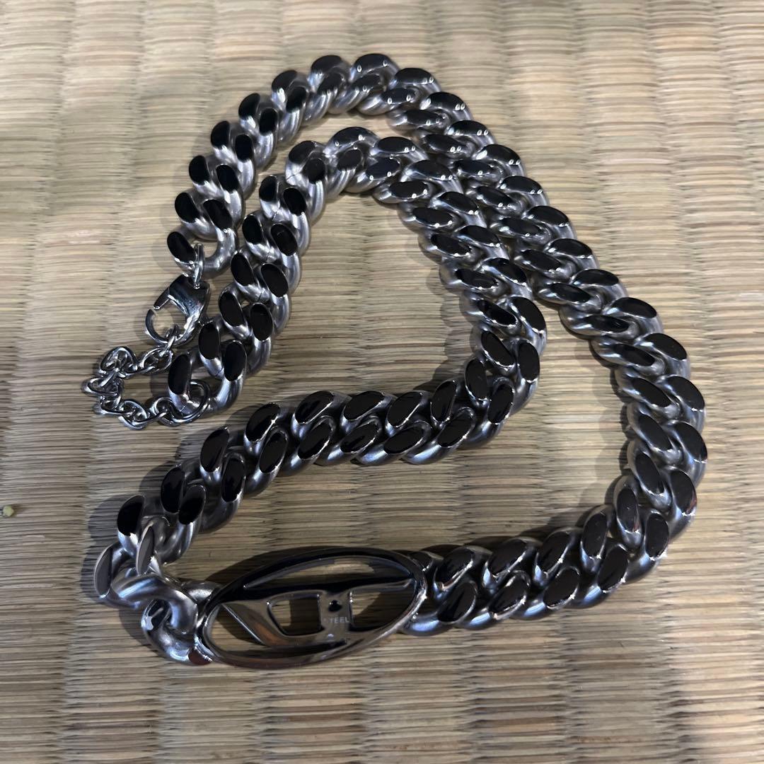 ステンレススチール チェーンネックレス