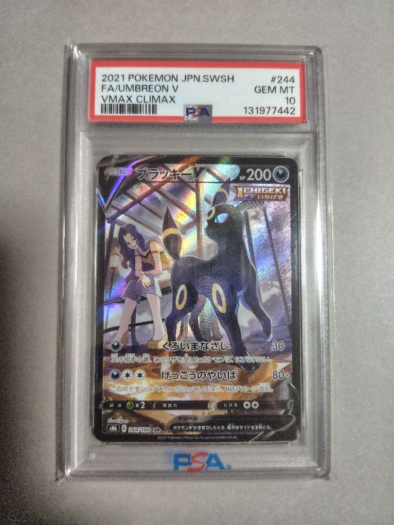 ポケモンカード、ブラッキー、CSR.psa10