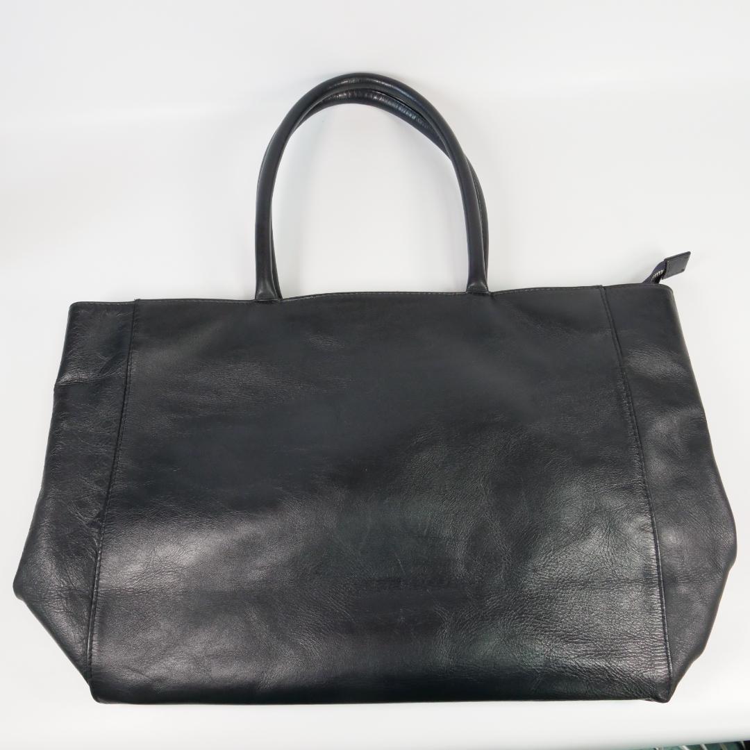 美品✨ ユナイテッドアローズ トートバッグ ダークネイビー レザー A4可