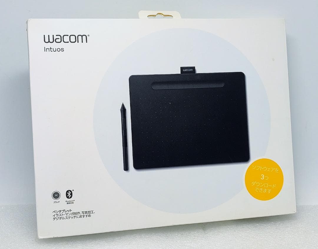 【美品おまけ付】Wacom ペンタブ Intuos Medium ワイヤレス