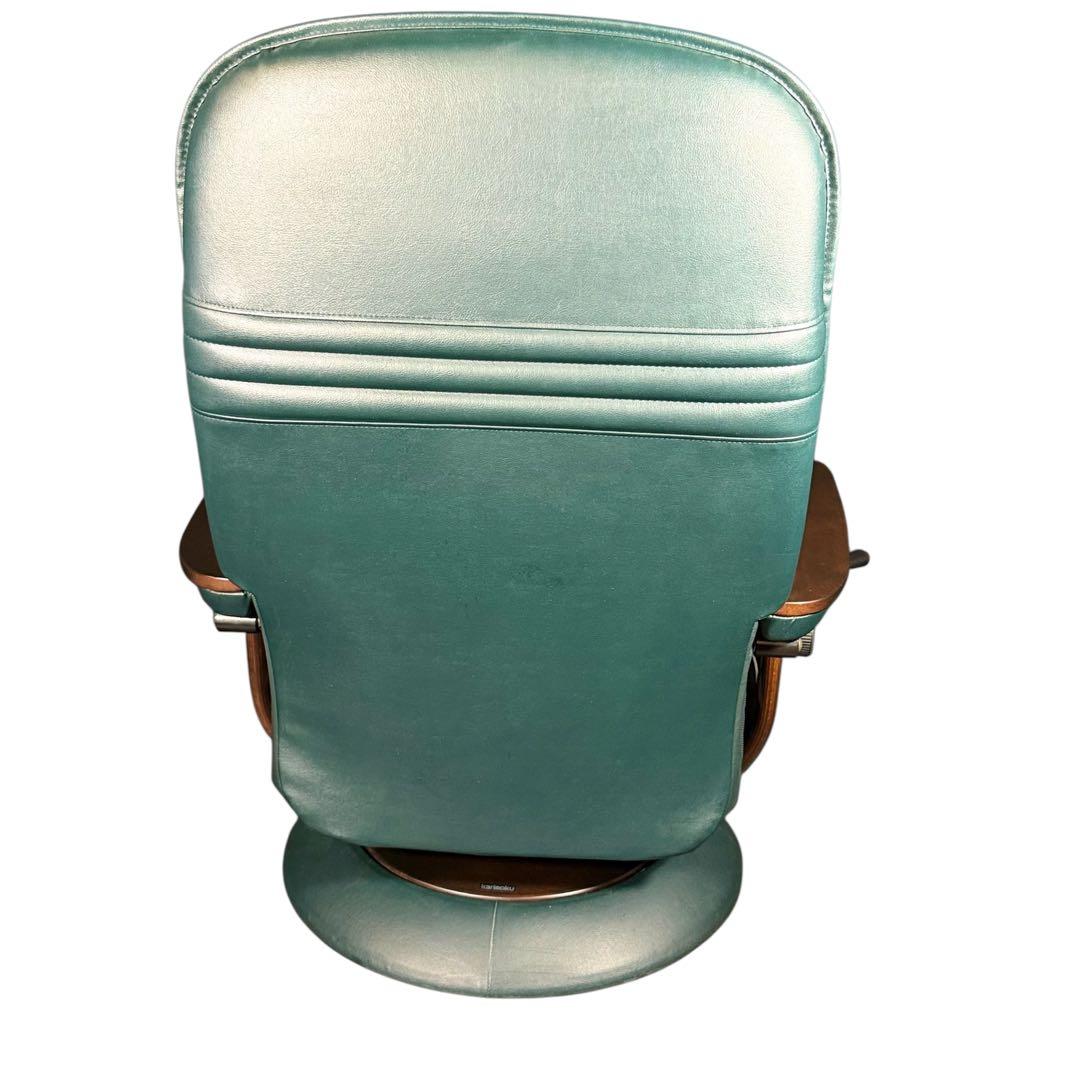 もなみり　本体のみ　HR732 カリモク 本革 リクライニング回転チェア