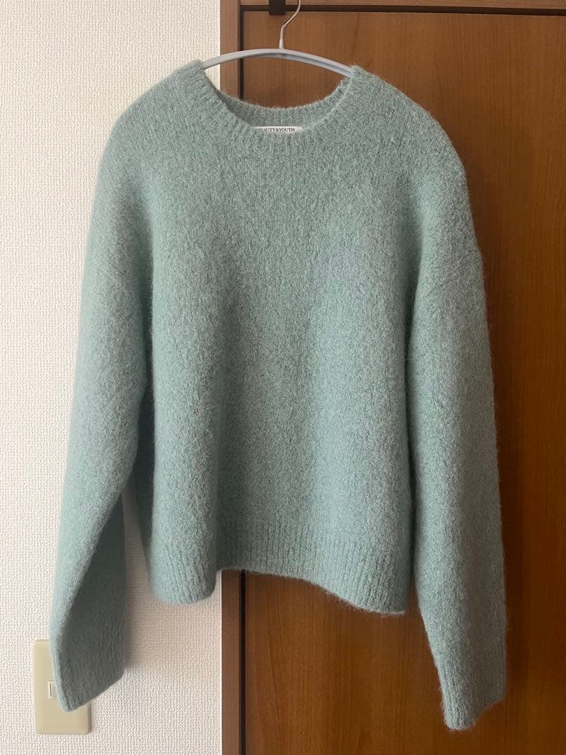 アルパカブレンド シャギー ニットプルオーバー