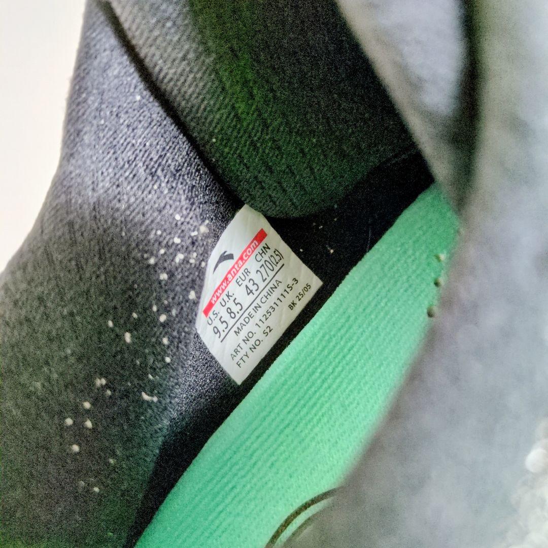 【日本未発売】 ANTA KAI 2 Triple Black 27.5センチ