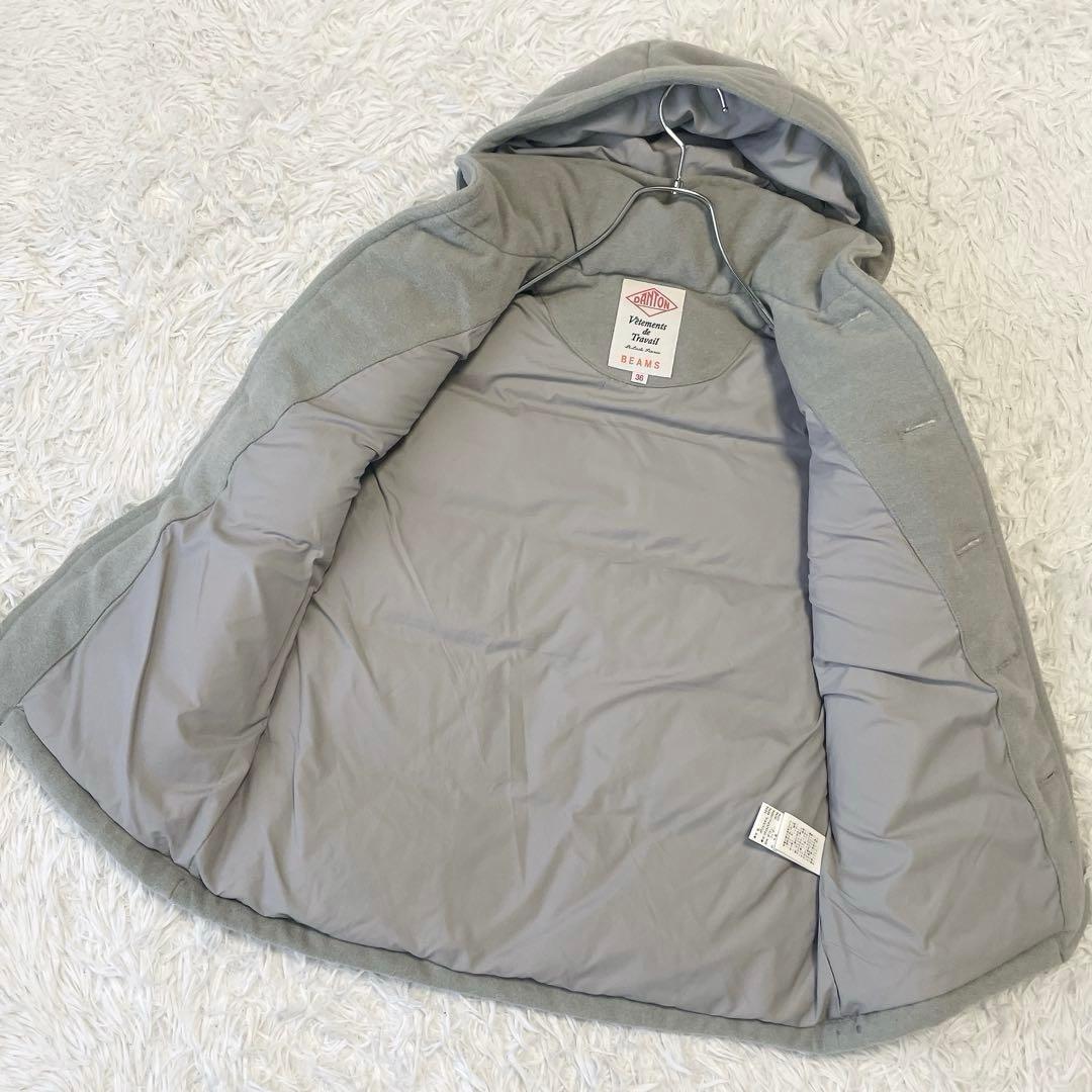 美品✨DANTON ダントン ウールモッサダウンベスト ライトグレー 36