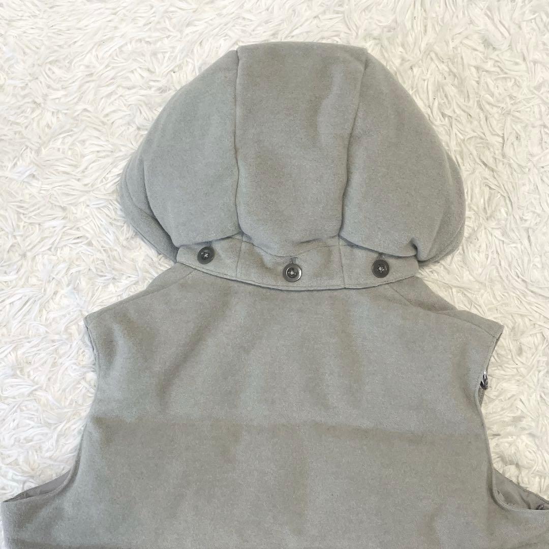 美品✨DANTON ダントン ウールモッサダウンベスト ライトグレー 36