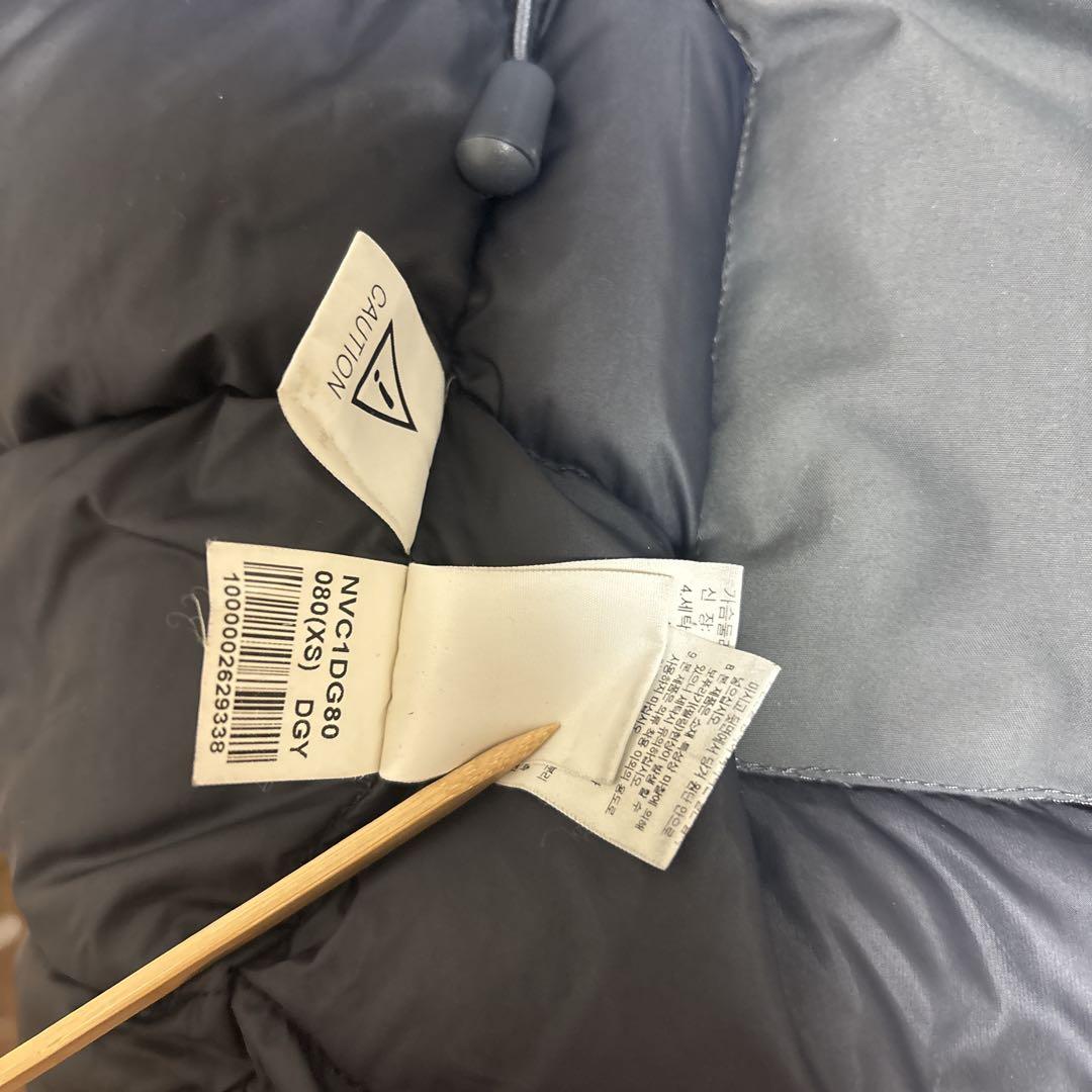 そうるめいとマクマードシリーズ☆ノースフェイス　ダウンコード　　XSサイズ