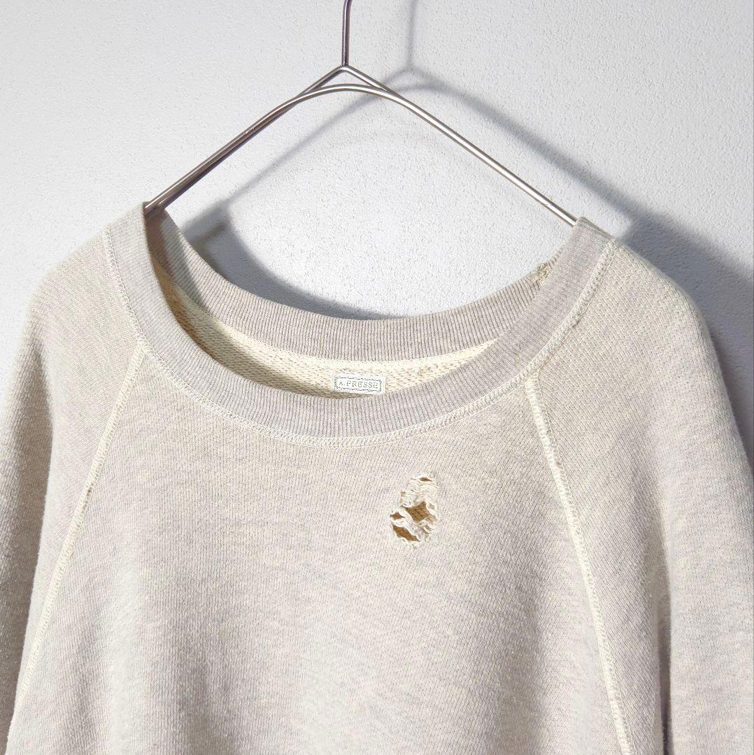 トップス A.PRESSE Vintage Washed Sweat Shirt