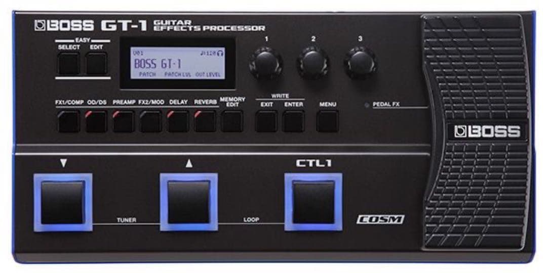 BOSS GT-1 ギター　エフェクター　【中古】　【本体と電源アダプターのみ】