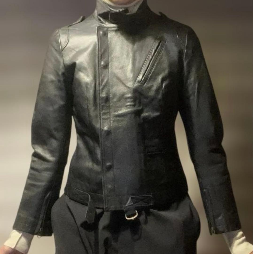 12/19お値下《美品》ハウト　シングルレザーライダース（ノーカラー）