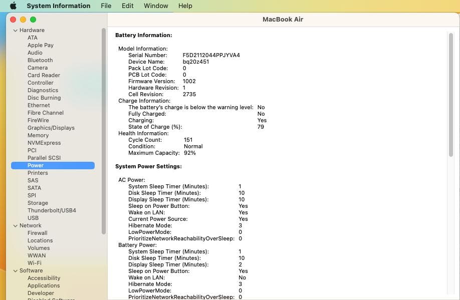 ジャンク品MacBook Air (M1, 2020) A2337 - 画面破損
