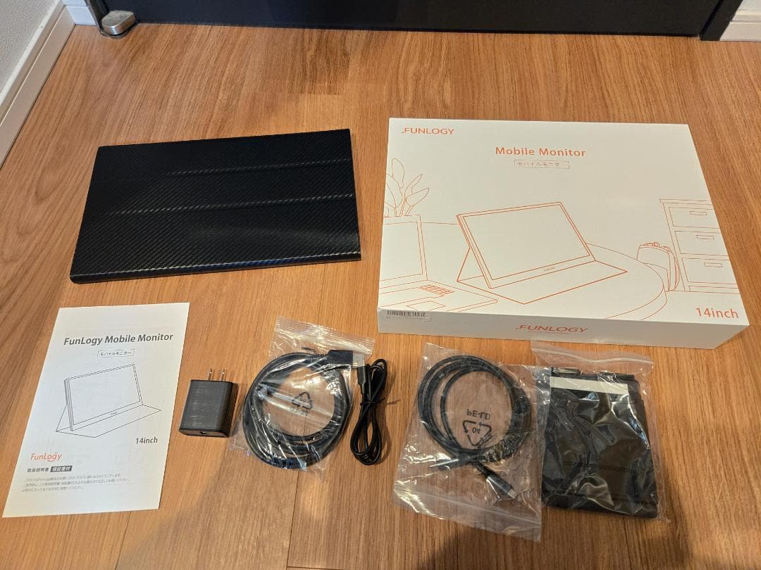 Funlogy 14インチ モバイルモニター フルHD 軽量 薄型