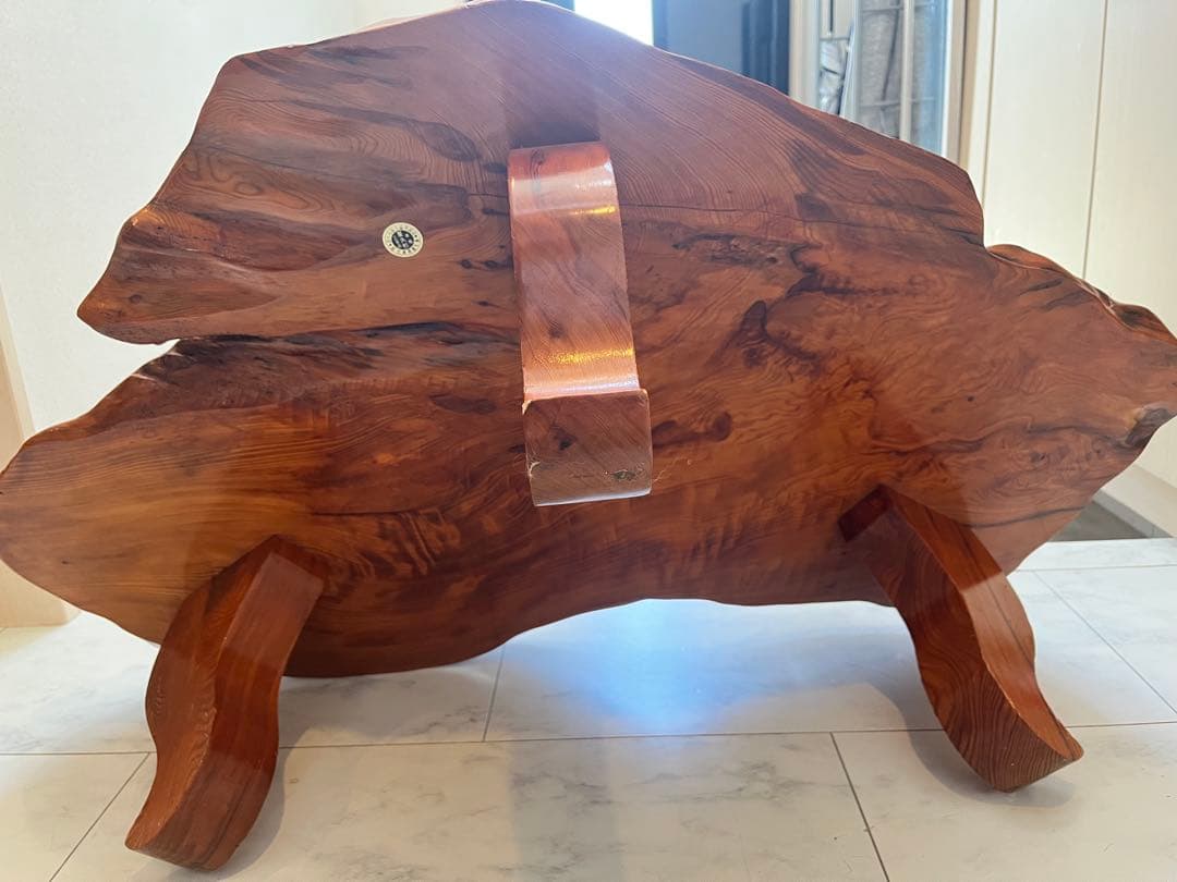 ★*★様 【希少】1枚板 屋久杉 テーブル 鹿児島認定シール付き