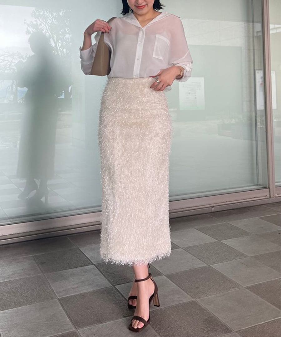 25ss anuans アニュアンス　ミニマルシアーオーバーシャツ