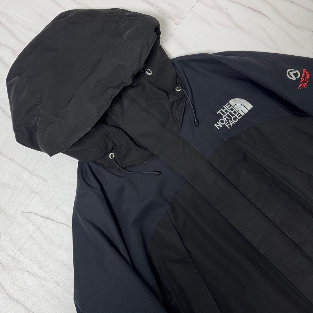 激レア✨赤サミット ノースフェイス ゴアテックス マウンテンパーカ ブラック L