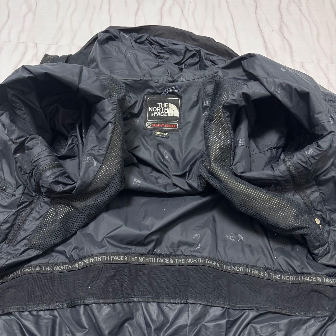 激レア✨赤サミット ノースフェイス ゴアテックス マウンテンパーカ ブラック L