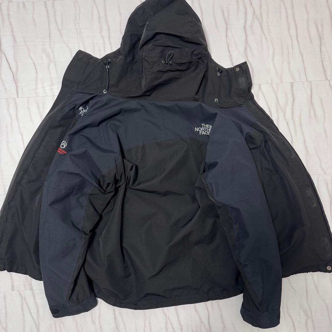 激レア✨赤サミット ノースフェイス ゴアテックス マウンテンパーカ ブラック L