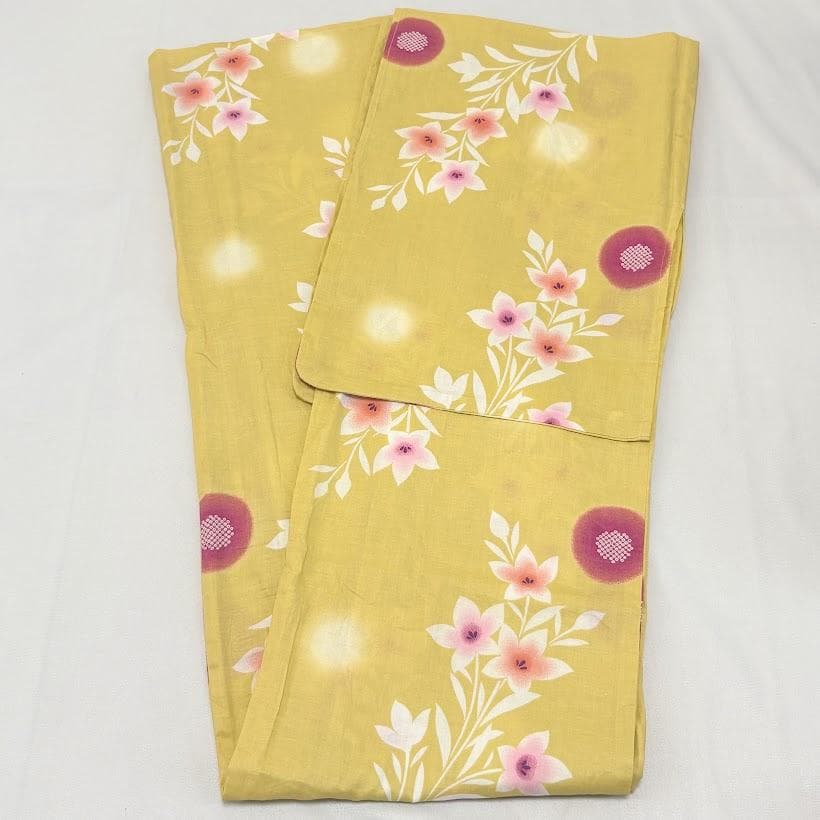 ゆりのはな　浴衣　女物　１０点　まとめ売り　未使用品～少々汚れ有り　綿　F605