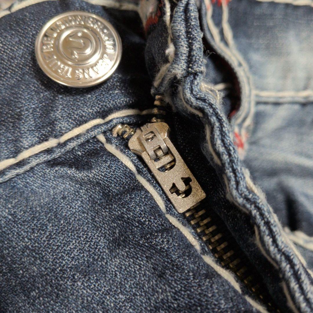TRUE RELIGION SUPER T ストレートデニム 34