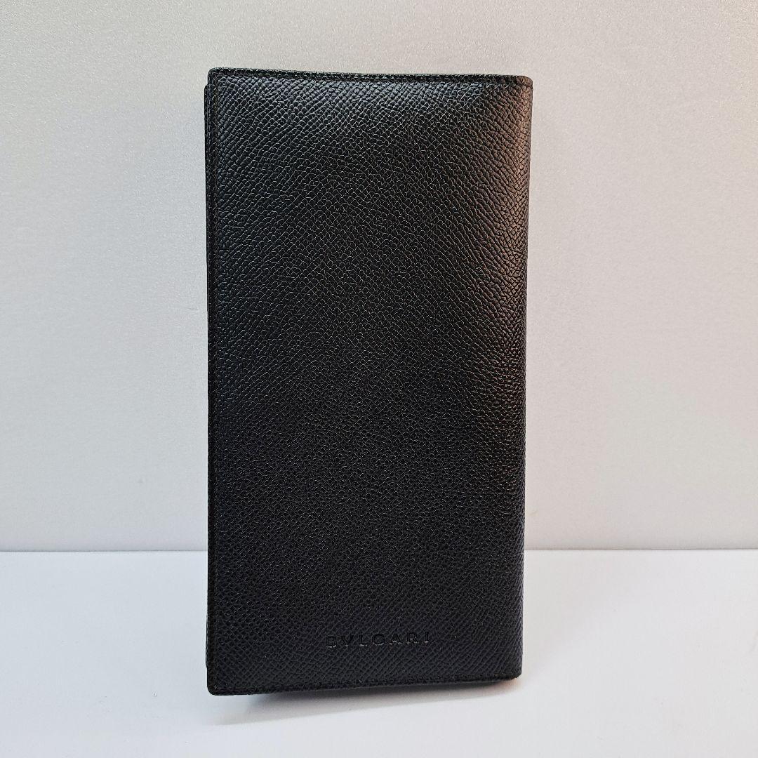 BVLGARI 長財布 フラップ お札入れ ブラック