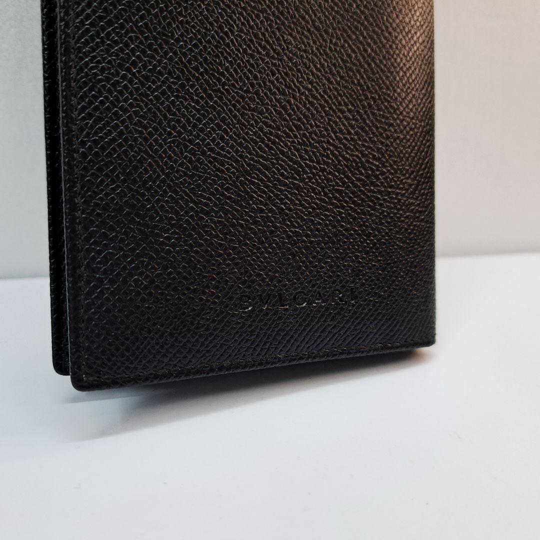 BVLGARI 長財布 フラップ お札入れ ブラック