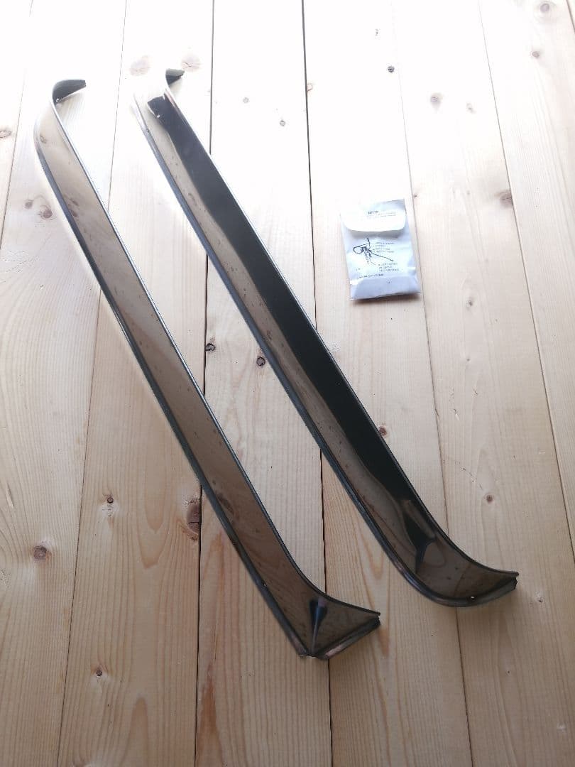 空冷vw ベントシェード ステンレス ペア