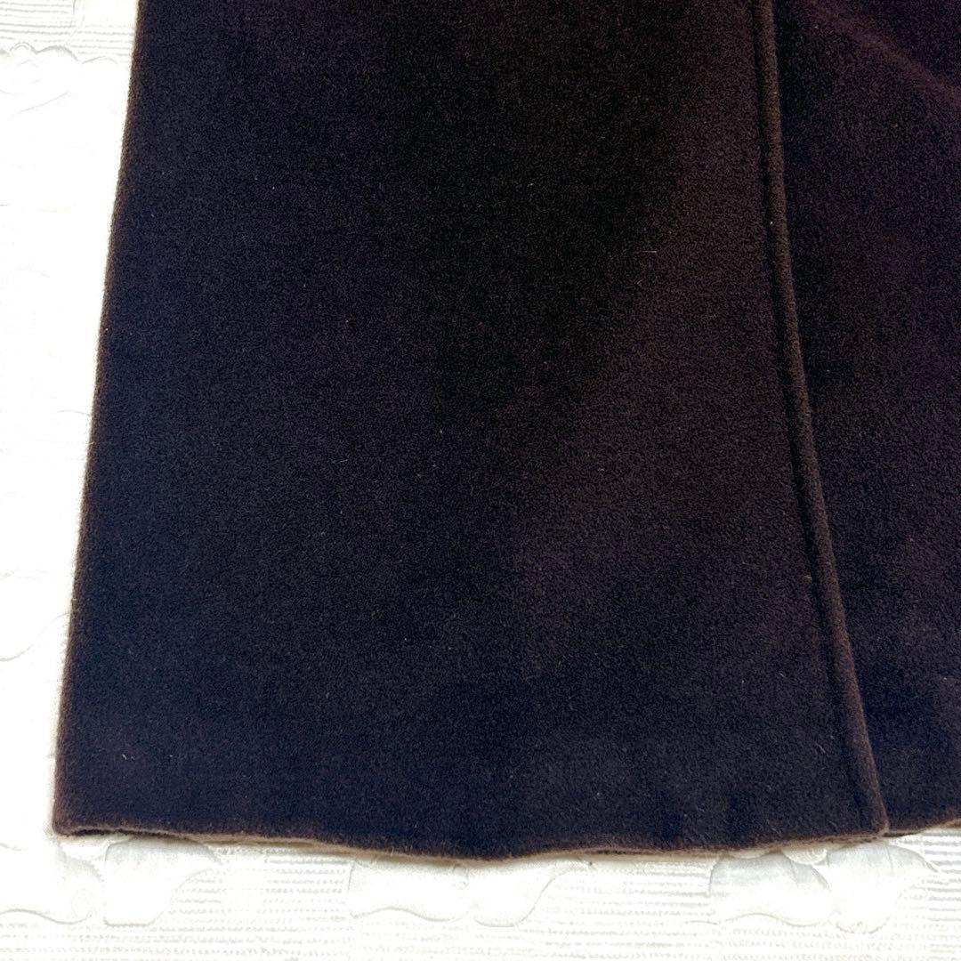 Max Mara MARELLA カシミヤ混ウール ダブルブレストコート 40