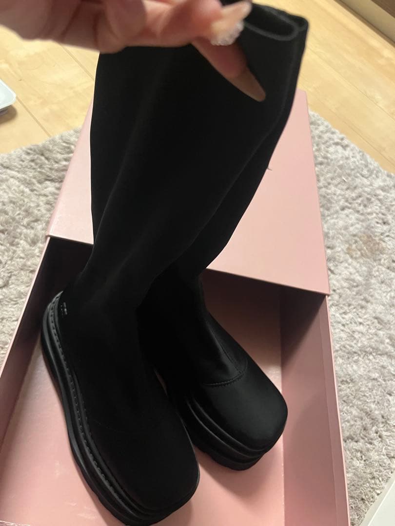 ダーリッチ ウルトラストレッチフラットブーツ　XSサイズ