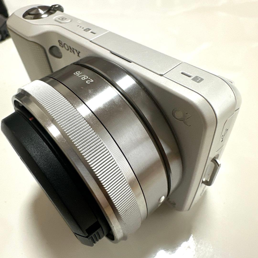 SONY ミラーレス一眼　NEX-3ホワイト　レンズセット　期間限定お値下げ