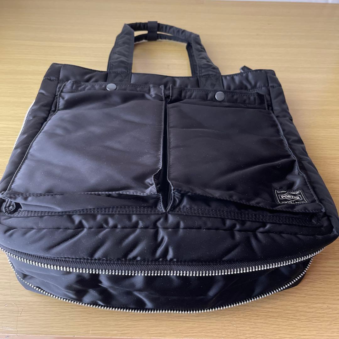 【吉田カバン /PORTER 】TANKER 2WAY トートバック　ブラック