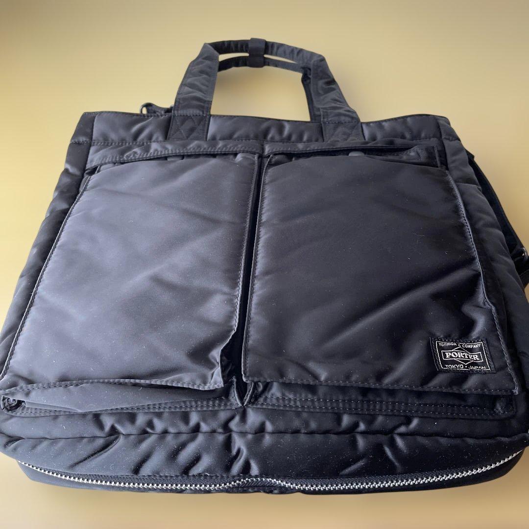 【吉田カバン /PORTER 】TANKER 2WAY トートバック　ブラック