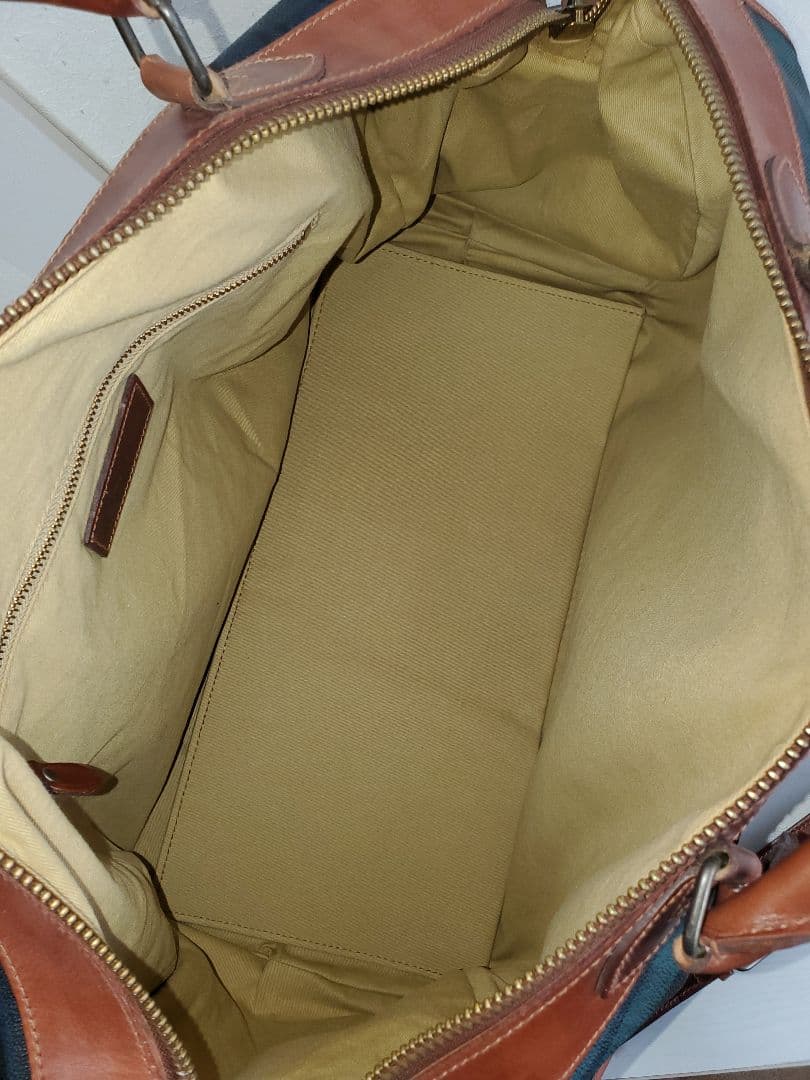 ポロラルフローレン PVC×レザー ボストンバッグ トラベルバッグ 旅行かばん